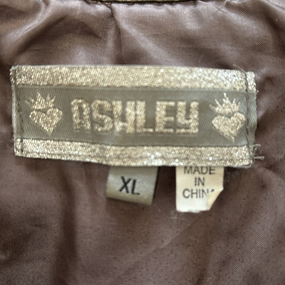 Ashley Junior’s  Full Zip Fully Lined Jacket, XL, Pewter color - Picture 9 of 16